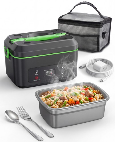 Porta pranzo riscaldato 2l - pranzo, 1,2l