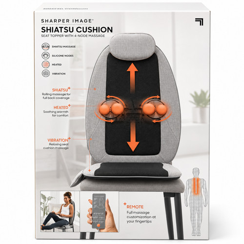 Cuscino shiatsu sharper image - cuscino,