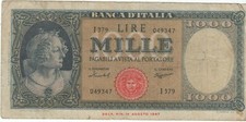 Mille Lire DM 14/08/1947 buono stato conservativo