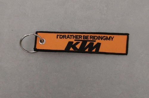 Portachiavi ktm moto ricamato - portachiavi,