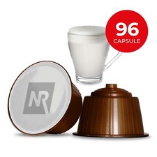 96 Capsule Cialde Caffe Compatibili NESCAFE DOLCE GUSTO Bevanda LATTE INTERO