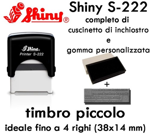 Timbro personalizzato shiny - personalizzato,