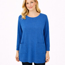 J. Jill Blue Patch Pocket