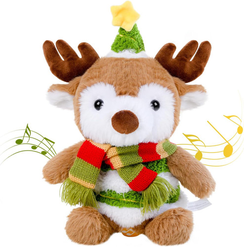 Peluche renna natale - di,