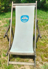 Sedia Sdraio Spiaggia Mare Bar Pubblicitaria Nestlé Gelati MOTTA Anni 90 Rara