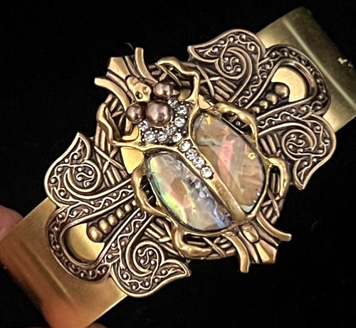 Bracciale scarabeo egiziano - scarabeo,
