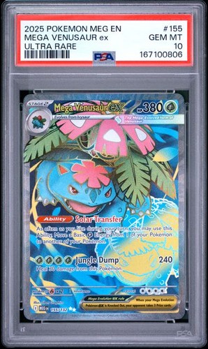 Psa gem mint mega - gem,