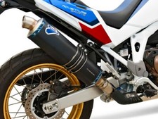 TERMINALE TITANIO NERO TERMIGNONI PER HONDA AFRICA TWIN 1100 2020-2023 EURO5