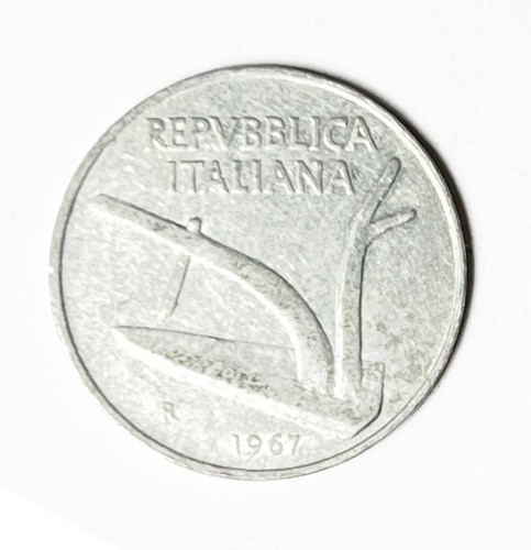 1967 italy lire coin - 10,