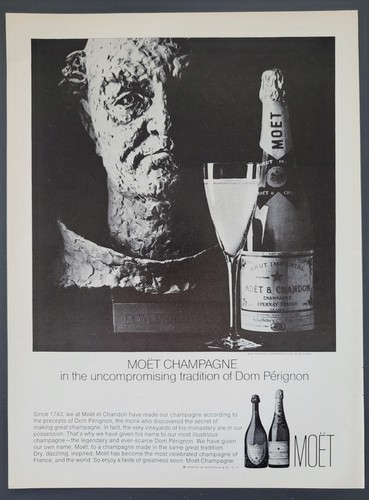 1969 stampa moet champagne - stampa,