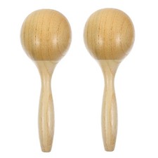 Maracas Legno 2pz Scuoti Mano