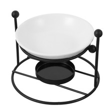  1 PZ Desktop Candela in ceramica Stand Semplice diffusore Aroma Bruciatore di