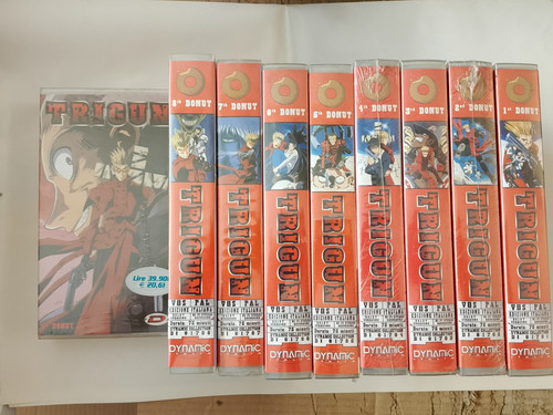 Vhs trigun serie completa - trigun, 1/7
