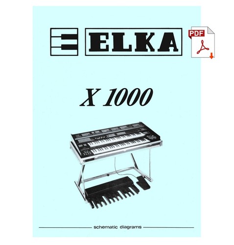 Elka 1000 service manual - service,