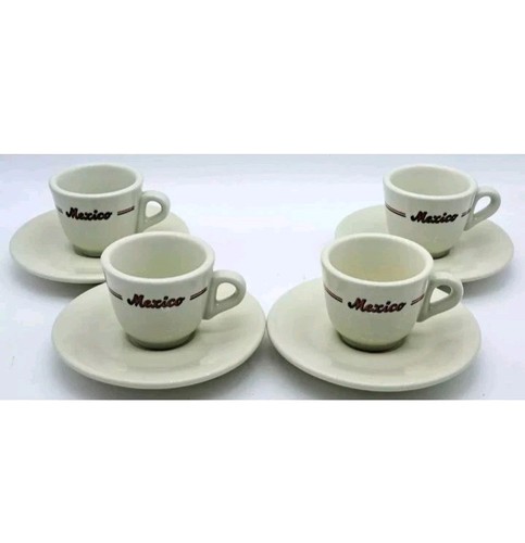 Advertising saucer cups - 4,