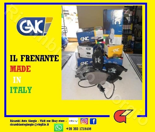 Pastiglie freno anteriori gnc - freno,