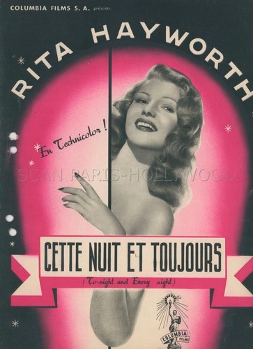Rita hayworth tonight and - tonight,