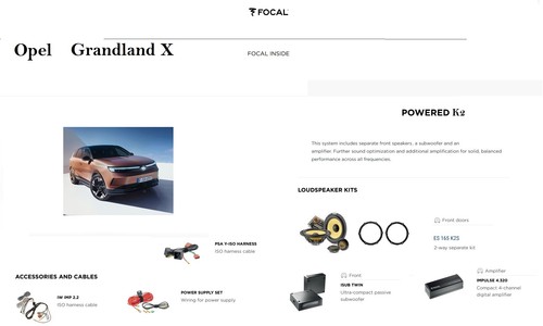 Kit sound upgrade focal - kit,