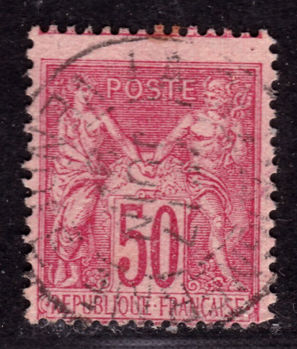 Timbre 1890 france sage 98 - 1890,