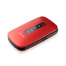 Panasonic KX-TU550 Rosso Cellulare a Conchiglia 4G con Tasto SOS