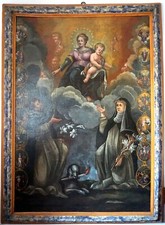 Enorme olio tela madonna - enorme,