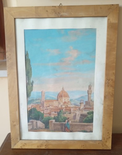 Tempera carta veduta di - tempera,