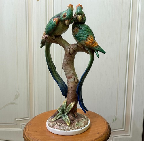 Statua vintage ceramica coppia - statua,
