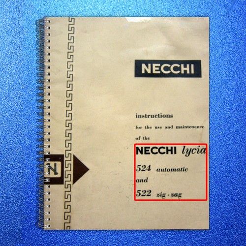 Necchi lycia 524 522 sewing - lycia,
