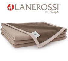 Coperta Matrimoniale di LANEROSSI Art. APRICA doubleface Var. 1005 Taupe/Beige -