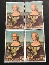 200 LIRE R. SANZIO- QUARTINA