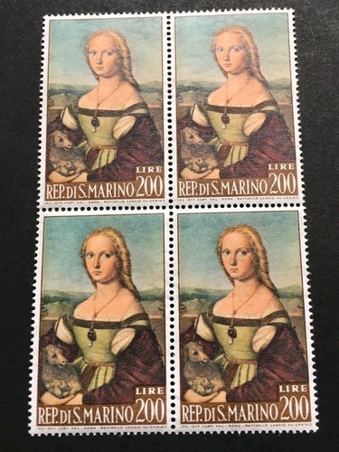 200 lire sanzio quartina - lire, sanzio-