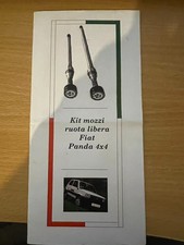 kit mozzi ruota libera fiat