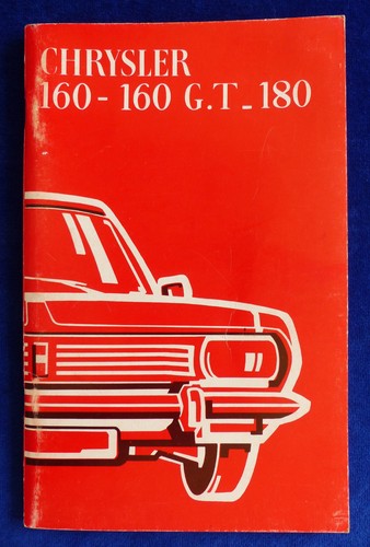 Chrysler 160 180 1972 - gt,
