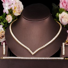 Set gioielli collana tennis