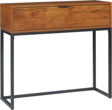 Consolle Ingresso Minimal Con Cassetto Grande E Maniglia, Tavolino a Consolle in