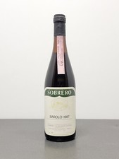 Barolo Sobrero  1987 Francesco & Figli Castiglione Falletto bott..75 cl 13.5%