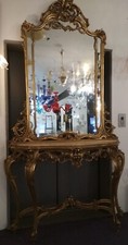 Maestosa consolle con specchiera stile Luigi XVI  