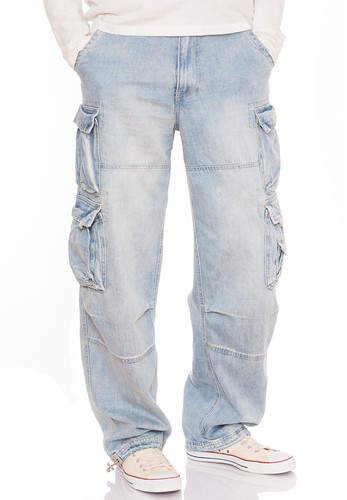 Jet lag jeans cargo uomo - lag,