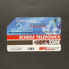 Scheda telefonica RARA Genova
