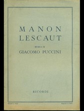 MANON LESCAUT MUSICA  GIACOMO