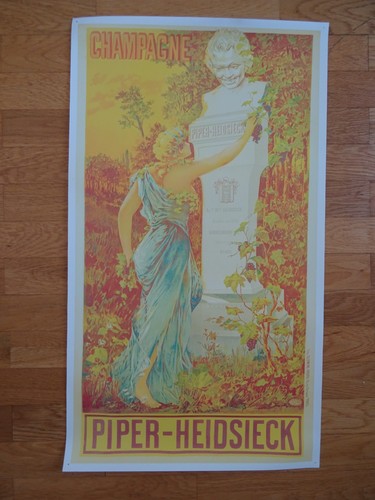 Affiche publicitaire champagne - publicitaire,