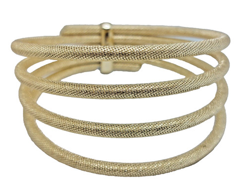 Bracciale largo tubo serpente