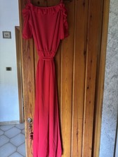 Vestito Lungo Estivo Rosso Taglia S