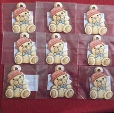 Thun Lotto 27 Bigliettini Chiudi Pacco Carta Teddy