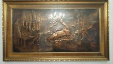 Quadro  in rame martellato con