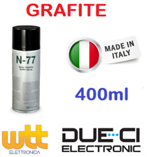 SPRAY CONDUTTIVO GRAFITE N77 DUECI N-77 400ml ELIMINA LE CARICHE ELETTROSTATICHE