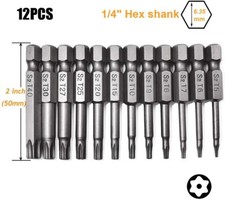 Set punte torx 12 pezzi cambio