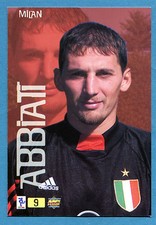 Cards-Figurina/Stickers TOP CALCIO 2000 MC - n. 9 - ABBIATI - MILAN