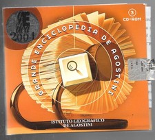 GEDEA 2004 grande enciclopedia De Agostini pc 3cd rom p2