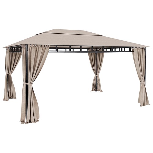 Gazebo giardino tende - 4,